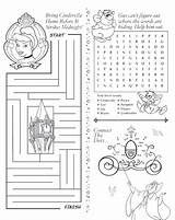 Cinderella Maze Fairytale Tales Musings Speechy Printablee sketch template