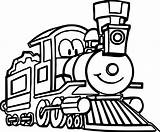 Train Coloring Pages Cartoon Getdrawings sketch template