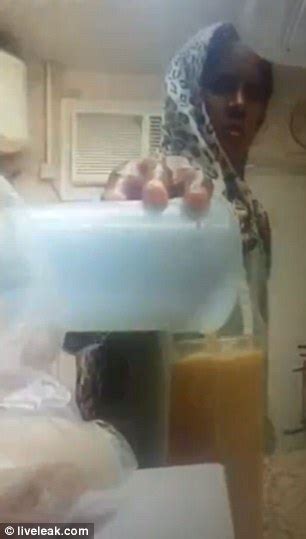 secret camera catches moment kuwait maid pours her own urine in her boss s juice daily mail online