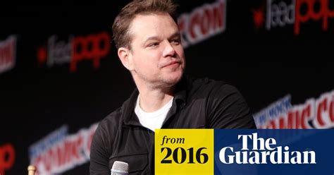 Matt Damon Aims Barb At Donald Trump At New York Comic Con Matt Damon