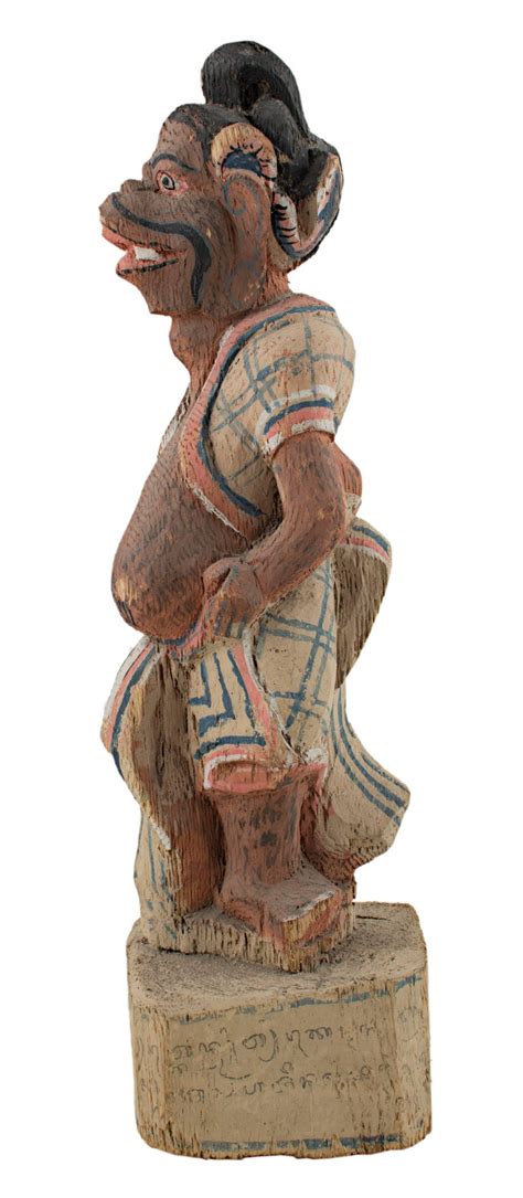 unknown wooden indonesian figure  sale  stdibs