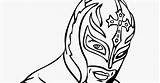 Mysterio Wwe Clipartmag sketch template