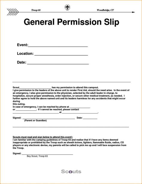 permission slip form template sampletemplatess sampletemplatess