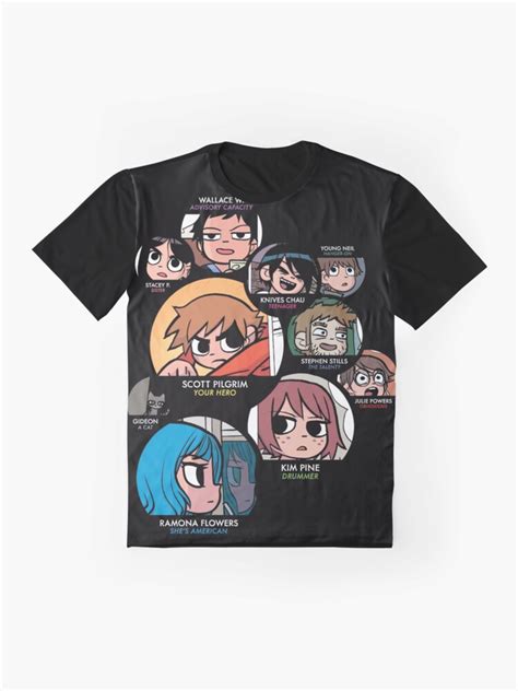 Scott Pilgrim Characters T Shirt By Jessicacomplex Redbubble