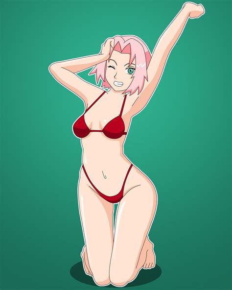 sakura haruno bikini on deviantart naruto