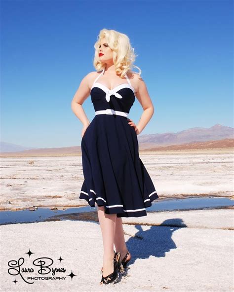 Sailor Swing Dress By Pin Up Girl Clothing Rainy Day