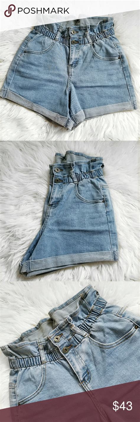 See New Listing Polished Chic Paper Bag Jeans Paper Bag Shorts