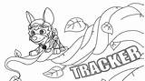 Paw Mighty Tracker Drawings Colouring Rocky Everest Chase sketch template