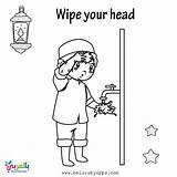Wudu الوضوء تلوين للتلوين للاطفال خطوات Belarabyapps Ablution Wipe Activities Wudhu رسومات sketch template