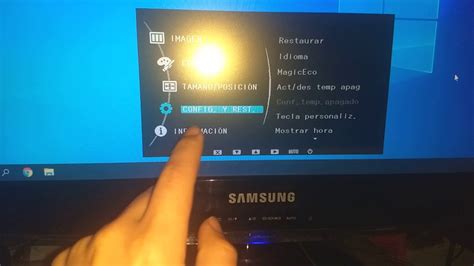 configurar brillo monitor samsung syncmaster  youtube