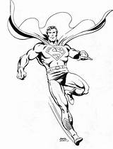 Superman Byrne John Comics Steel Man Comic Coloring 1980 Vintage Week Terry Austin sketch template