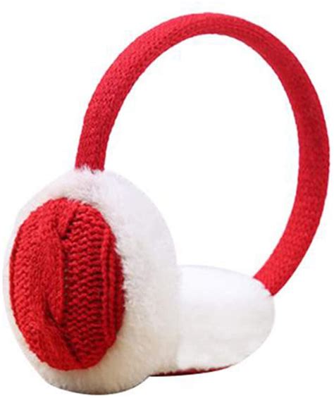 plush ear earmuffs knitted ear muffs winter warmer earlap christmas headwear accessories  men