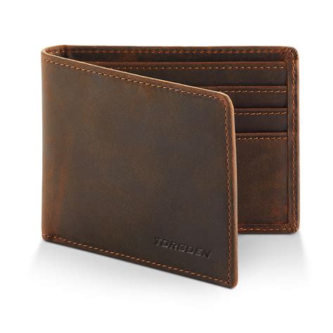 vintage brown leather wallet torgoen
