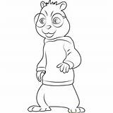 Chipmunks Coloring Pages Alvin Chipwrecked Simon Coloringpages101 sketch template