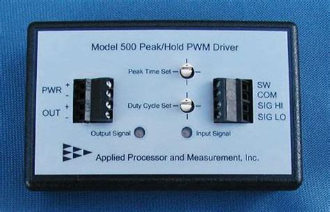 peak  hold pwm driver  solenoid power save applications  applied processor