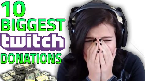 Top 10 Biggest Twitch Donations And Funny Reactions Youtube