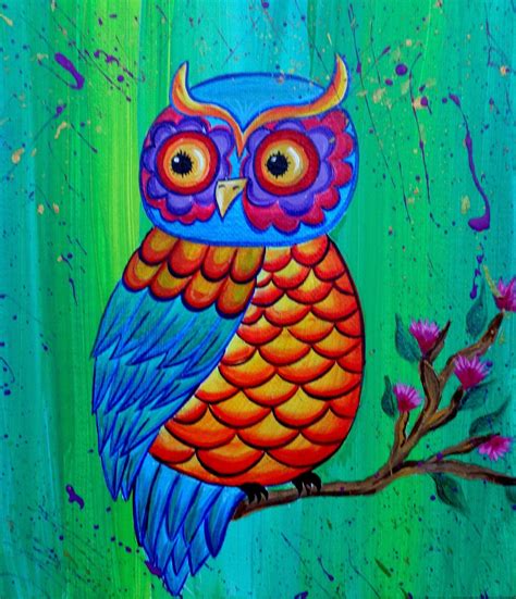 cute owl etsy   owl painting owl pictures painting