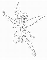 Coloring Pages Tinkerbell Tinker Bell Print sketch template