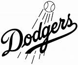 Dodgers Dogers sketch template