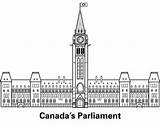 Parliament Ottawa Gc Visit Promocionais sketch template