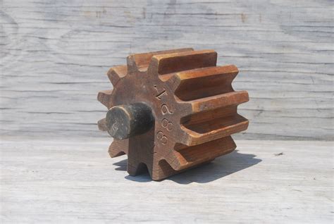 vintage wooden gear foundry mold etsy wooden gears vintage