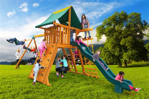 Extreme 1 Cedar Swing Set Swingset And Toy Warehouse