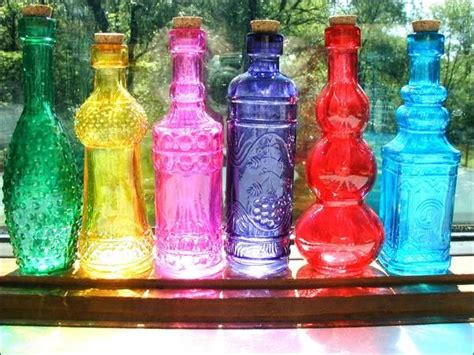 Six Glass Bottles On Window Sill Wetcanvas Reference Image Library