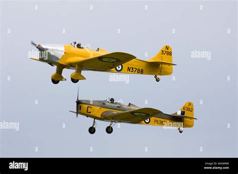 miles magister raf ww training aircraft  aircraft  formation stock photo  alamy