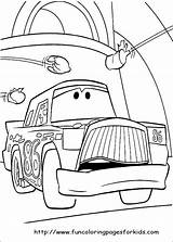 Coloring Cars Pages Disney Mega sketch template