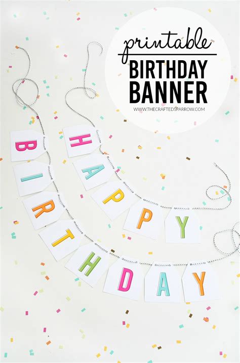 happy birthday banner templates