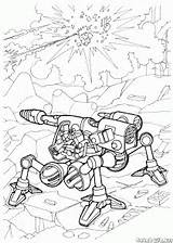 Robot Coloring Pages Walking Colorkid Print Wars sketch template