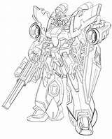 Gundam Line Sphinx Onslaught Zero Deviantart sketch template