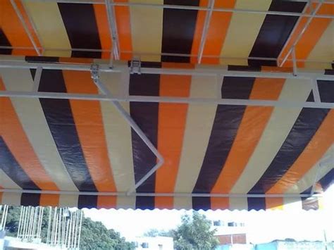 retractable folding arm awning  rs square feets vinyl awning  pune id