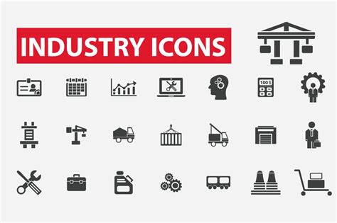 industry icons icons creative market
