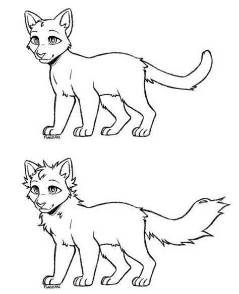 pin   miller  linearts warrior cat drawings canine art