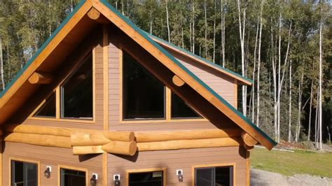 alaska custom log homes youtube