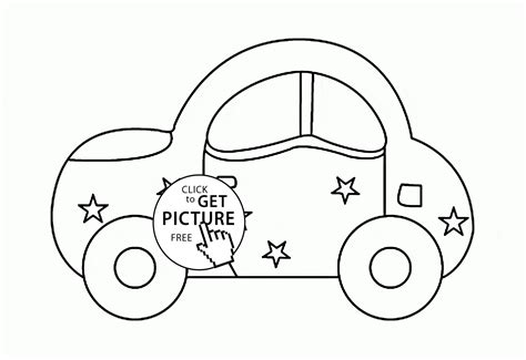 cute car coloring page  kids transportation coloring pages