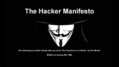 hacker manifesto youtube