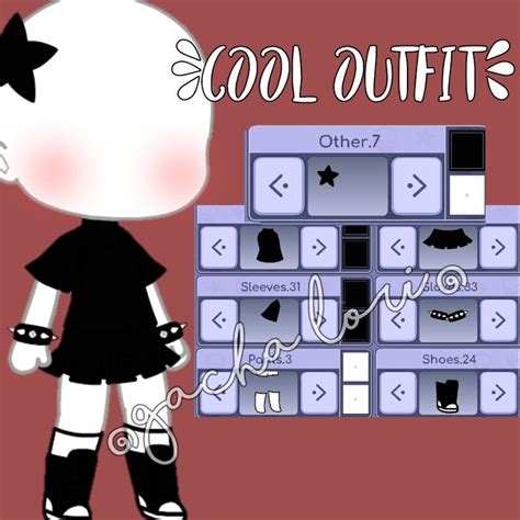 gacha life cool outfits trajes de personajes anime ropa ropa