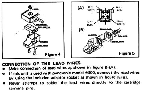 wire     tone arm   connectors   rear   cartridge   sp