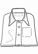 Camisa Camicia Colorare Hemd Chemise Kleding Malvorlage Malvorlagen Disegni Immagini Descargar Ausmalbilder sketch template