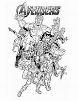 Vingadores Avengers Colorironline sketch template