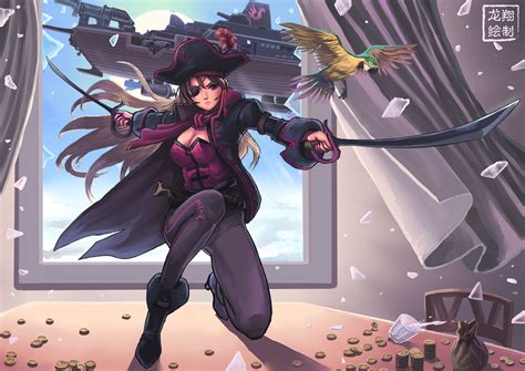 Rosaline The Sky Pirate Of Scarlet Wing By Shinryushou On