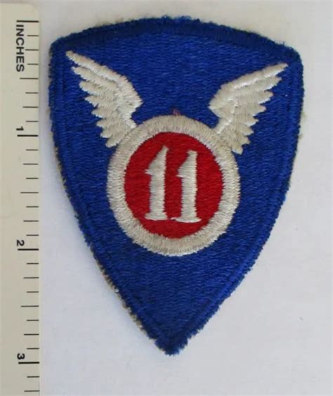 Original Ww2 Vintage 11th Airborne Division Us Army Patch Without Tab