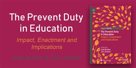 prevent duty  education impact enactment  implications