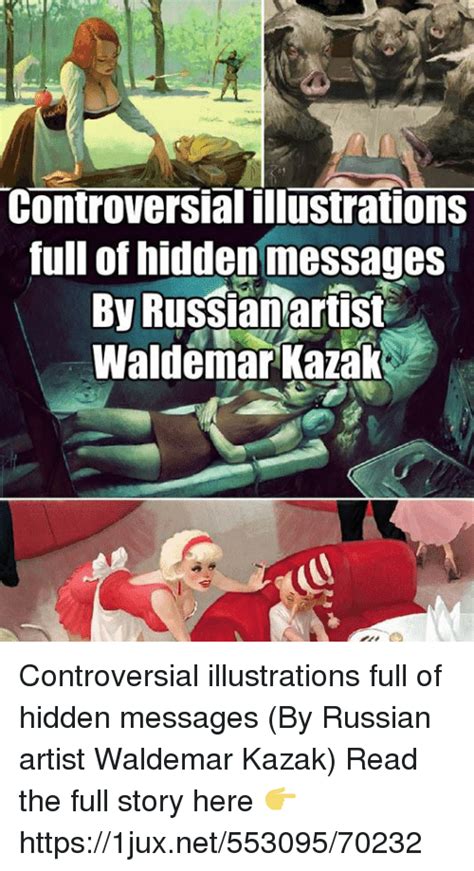 controversialiluustrations full of hidden messages by