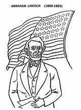 Lincoln Abraham Coloring War Civil Presidents Pages President Sheet Drawing Print Color Clipart Sheets Printable Activity Kids Cartoon American Presidential sketch template