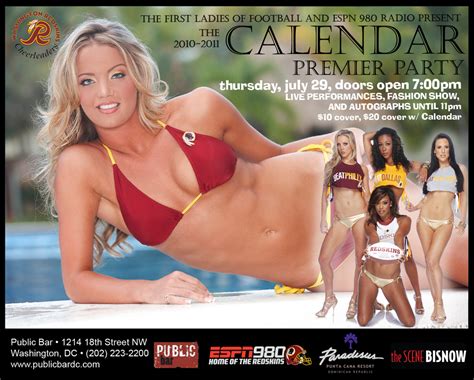 Get The First Peek At The Redskins Cheerleaders Calendar