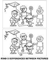 spot  difference  pictures topcoloringpagesnet educational