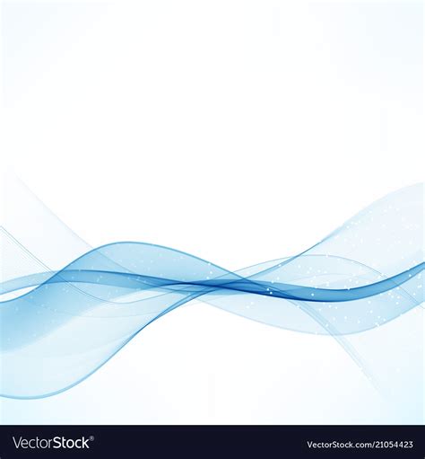 abstract wave design element blue wave royalty  vector